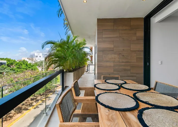 Cozy & New 2br Rooftop, Central, 10min To Appartamento Playa del Carmen