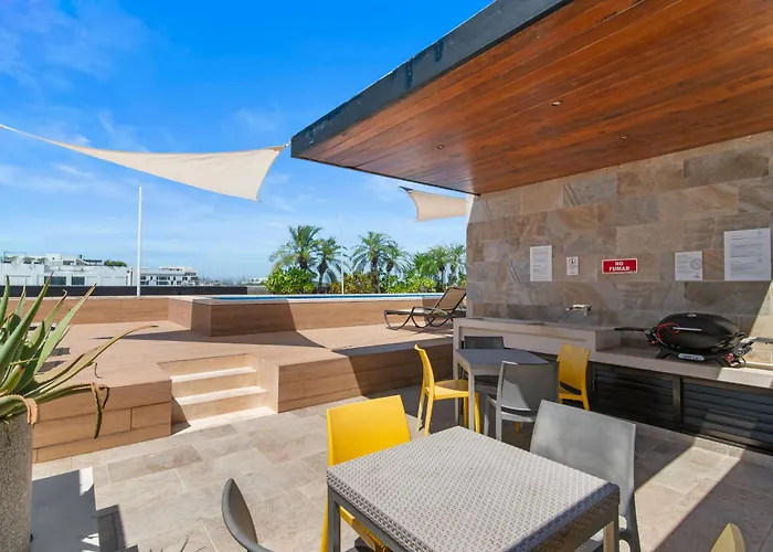 Cozy & New 2br Rooftop, Central, 10min To * Playa del Carmen